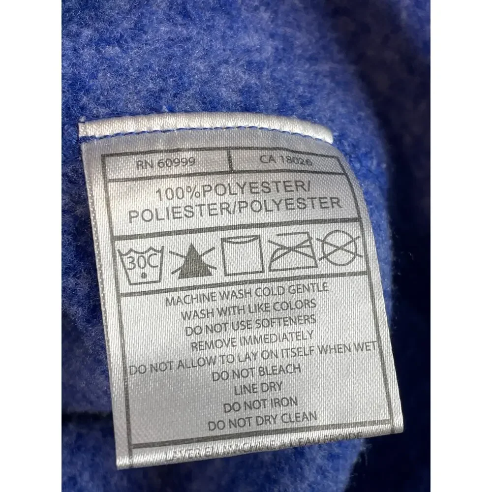 Antigua Quarter‑Zip Pullover Size L Blue Buffalo Bills Logo